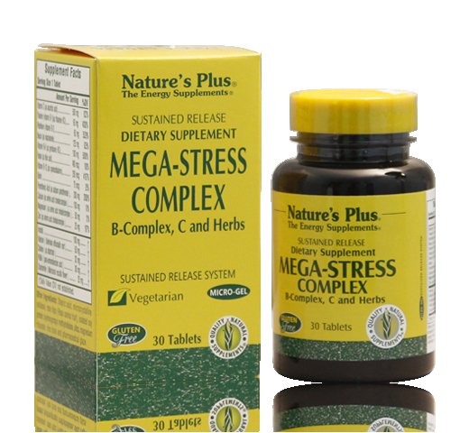 Bí kíp thoát khỏi bệnh mất ngủ hiệu quả - Viên uống giảm căng thẳng Mega-Stress Complex Nature&#039;s Plus