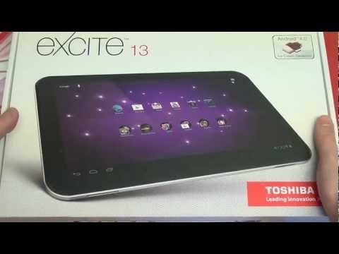 Toshiba Excite 13 unboxing